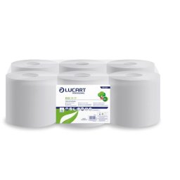 LUCART Kéztörlő, tekercses, 2 rétegű, LUCART "Eco CF 19", fehér