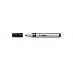 STABILO Alkoholos marker, 1-4 mm, vágott, STABILO "Mark-4-all", fekete