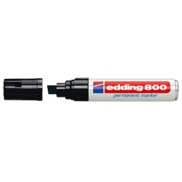 EDDING Alkoholos marker, 4-12 mm, vágott, EDDING "800", fekete