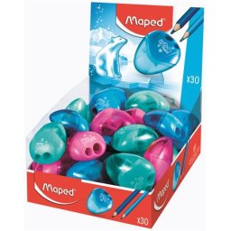 MAPED Hegyező display, kétlyukú, tartályos, MAPED "I-Gloo", vegyes színek