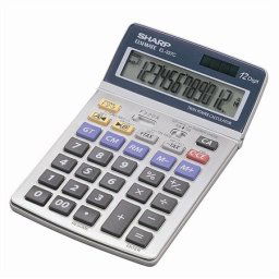 SHARP Számológép, asztali, 12 számjegy, SHARP "EL-337"