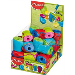 MAPED Hegyező display, egylyukú, tartályos, MAPED "Boogy", vegyes színek