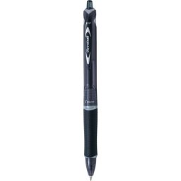 PILOT Golyóstoll, 0,25 mm, nyomógombos, PILOT "Acroball", fekete