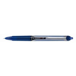 PILOT Rollertoll, 0,25 mm, tűhegyű, nyomógombos, PILOT "Hi-Tecpoint V5 RT", kék