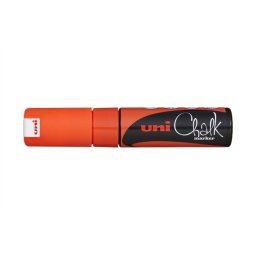 UNI Krétamarker, 8 mm, UNI "PWE-8K", fluor narancs