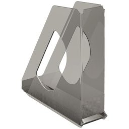 ESSELTE Iratpapucs, műanyag, 68 mm, ESSELTE "Europost", füstszínű