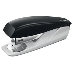 LEITZ Tűzőgép, 24/6, 26/6, 25 lap, LEITZ "Nexxt 5501", fekete