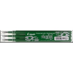 PILOT Rollertoll betét, 0,35 mm, törölhető, PILOT "Frixion Ball/Clicker", zöld