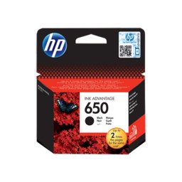 HP CZ101E Tintapatron Deskjet Ink Advantage 2510 sor nyomtatókhoz, HP 650, fekete, 360 oldal