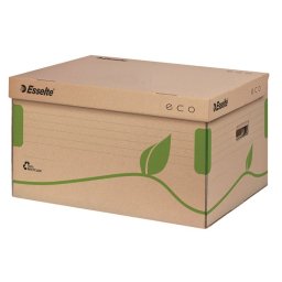ESSELTE Archiválókonténer, felfelé nyíló, karton, ESSELTE "Eco", barna