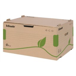 ESSELTE Archiválókonténer, előre nyíló, karton, ESSELTE "Eco", barna