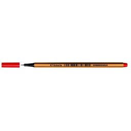 VICTORIA OFFICE Tűfilc, 0,4 mm, VICTORIA OFFICE,"Slim", piros