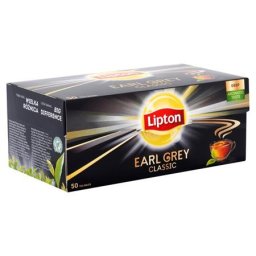 LIPTON Fekete tea, 50x1,5 g, LIPTON "Earl grey"