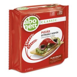 ABONETT Extrudált kenyér, ABONETT, 100 g, pizzás