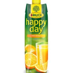 RAUCH Narancslé, 100%, 1 l, RAUCH "Happy day"