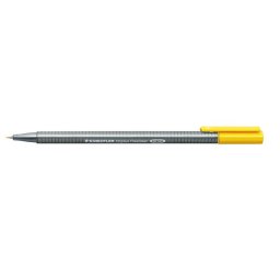 STAEDTLER Tűfilc, 0,3 mm, STAEDTLER "Triplus 334", sárga