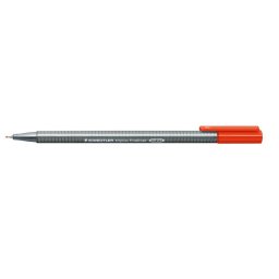 STAEDTLER Tűfilc, 0,3 mm, STAEDTLER "Triplus 334", piros