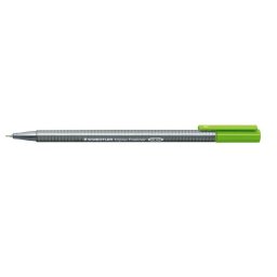 STAEDTLER Tűfilc, 0,3 mm, STAEDTLER "Triplus 334", világoszöld