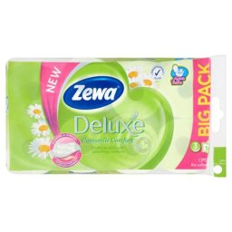 ZEWA Toalettpapír, 3 rétegű, kistekercses, 16 tekercs, ZEWA "Deluxe", kamilla