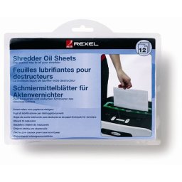 REXEL Olajozó lap iratmegsemmisítőhöz, A5, 12 db, REXEL