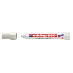 EDDING Jelölő marker, 10 mm, kúpos, EDDING "950", fehér