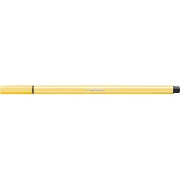 STABILO Filctoll, 1 mm, STABILO "Pen 68", sárga