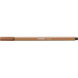 STABILO Filctoll, 1 mm, STABILO "Pen 68", vörösbarna