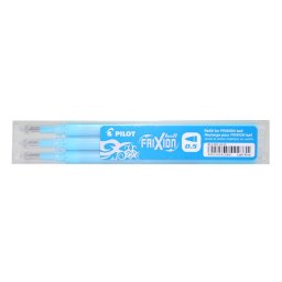 PILOT Rollertoll betét, 0,25 mm, törölhető, PILOT "Frixion Ball/Clicker", világoskék