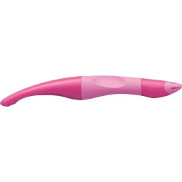 STABILO Rollertoll, 0,5 mm, balkezes, rózsaszín tolltest, STABILO "EASYoriginal Start", kék