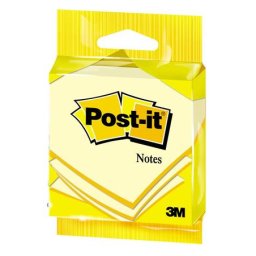 3M POSTIT Öntapadó jegyzettömb, 76x76 mm, 100 lap, 3M POSTIT, sárga