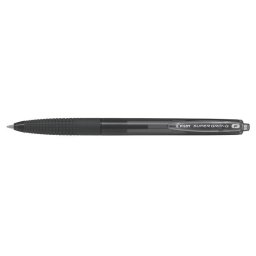 PILOT Golyóstoll, 0,22 mm, nyomógombos, PILOT "Super Grip G", fekete