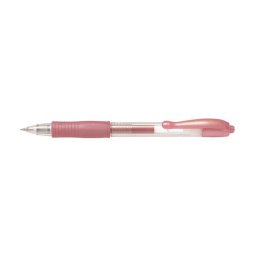 PILOT Zseléstoll, 0,32 mm, nyomógombos, PILOT "G-2 Metallic", rózsaszín