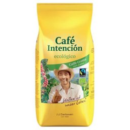 CAFÉ INTENCIÓN Kávé, pörkölt, BIO szemes, 1000 g, CAFÉ INTENCIÓN "Crema Aromatico"