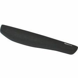 FELLOWES Csuklótámasz billentyűzethez, habtöltésű, FELLOWES "PlushTouch(TM)", fekete