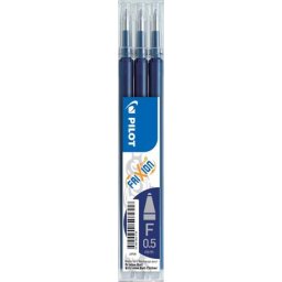 PILOT Rollertoll betét, 0,25 mm, törölhető, PILOT "Frixion Ball/Clicker", tintakék