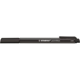 STABILO Filctoll, 0,8 mm, STABILO "Point Max", fekete