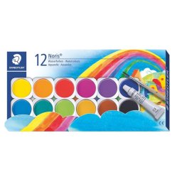 STAEDTLER Vízfesték, 12 darabos, STAEDTLER "Noris 888"