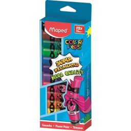 MAPED Tempera készlet 12 szín, 12x12 ml, MAPED