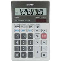 SHARP Számológép, asztali, 10 számjegy, SHARP "EL-M711G"
