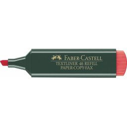 FABER-CASTELL Szövegkiemelő, 1-5 mm, FABER-CASTELL, "Textliner 48", piros