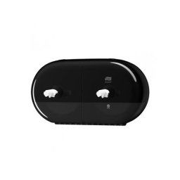 TORK Toalettpapír adagoló, duplatekercses, T9 rendszer, Elevation, TORK "SmartOne Mini", fekete