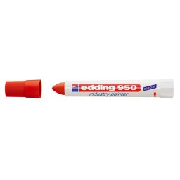EDDING Jelölő marker, 10 mm, kúpos, EDDING "950", piros