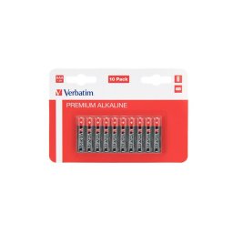 VERBATIM Elem, AAA, alkáli, 10 db, VERBATIM "Premium"