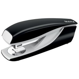 LEITZ Tűzőgép, 24/6, 26/6, 30 lap, LEITZ "Nexxt Wow", fekete
