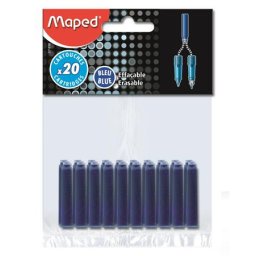 MAPED Töltőtoll patron, MAPED, kék