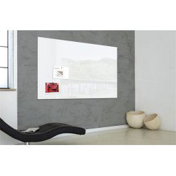 SIGEL Mágneses üvegtábla, 120x180 cm, SIGEL "Artverum(R) ", fehér