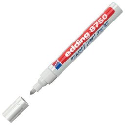 EDDING Lakkmarker, 2-4 mm, EDDING, "8750", fehér