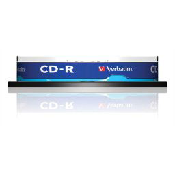 VERBATIM CD-R lemez, 700MB, 52x, 10 db, hengeren, VERBATIM "DataLife"