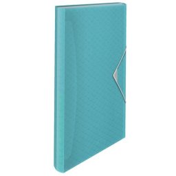 ESSELTE Harmonikamappa, A4, PP, 6 rekeszes, ESSELTE "Colour'Breeze", kék
