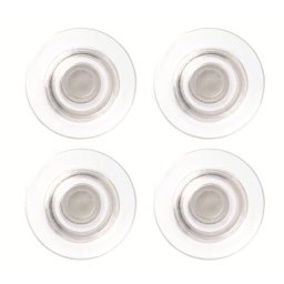 NOBO Erős mágnes, 4 db, üvegtáblákhoz, NOBO, átlátszó